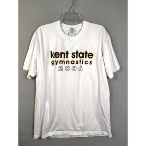Kent State G ymnastics 2006 T Shirt XL White College Sports Casual Ohio